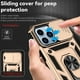 thumbnail image 5 of Estuche GANGXUN para iPhone 13 Pro Max, soporte giratorio 360°, estilo mecánico y magnético, 5 of 5