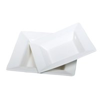 Cuenco Para Pasta Yanco Ml-310, 10 Cuadrados, 530 Ml, Porcelana Superblanca