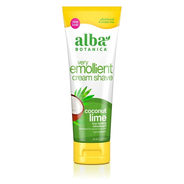 Crema de afeitar Alba Botanica muy emoliente coco y lima 240 ml | Lider