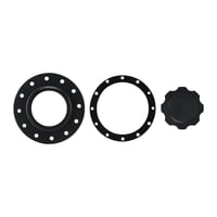 Ioensy - Tapa De Llenado De Combustible De Gasolina Reemplazo De Piezas De Repuesto Accesorios Billet Aluminio Negro