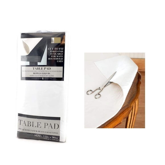 Alfombra protectora para mesa Homestyle 132 cm x 229 cm impermeable de fieltro