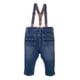 thumbnail image 2 of Jeans Bebé Niño Forrado con Suspensores Denim, 2 of 3