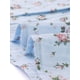 thumbnail image 5 of INSPIRE CHIC Camisa de Mujer con Cuello Peter Pan, Botones, Mangas Abullonadas, Estampada, Azul Claro Talla S, 5 of 6