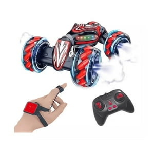 Genérico - Auto Articulado Ruedas Lanza Humo Control Muñeca Grande Rojo