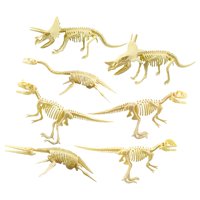 Magideal - Modelos De Esqueleto De Dinosaurio Artesanía Arqueología Figuras Triceratops Tiranosaurio Fósiles De Dinosaurio Para El Festival De Regalos De Hallowe