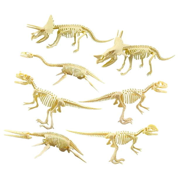 Modelos de Esqueleto de Dinosaurio Artesanía Arqueología Figuras Triceratops Tiranosaurio Fósiles de Dinosaurio para El Festival de Regalos de Hallowe
