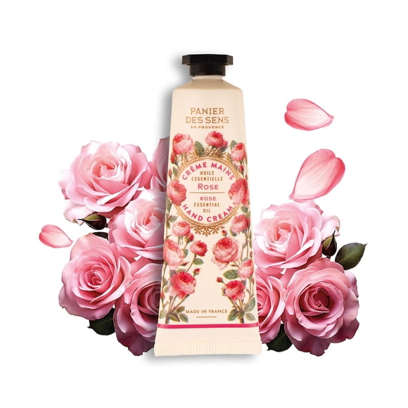 Crema de manos Panier des Sens Rose tamaño viaje 30 ml