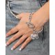 thumbnail image 3 of Pulsera Juicy Couture 19 cm Corazón de Cristal Transparente, 3 of 6