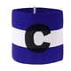 thumbnail image 3 of Fútbol Fútbol Deportes Brazo Bandas Ajustables Capitán Brazalete # 1 Azul, 3 of 5
