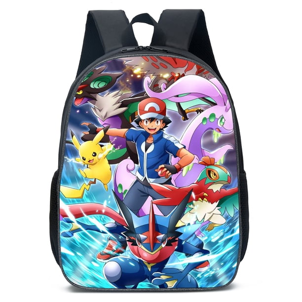 Kawaii Pokemon Backpack Pikachu Student School Bag Pencil Case Children's Gifts Cartoon Sports Backpack SchoolBag Mochila