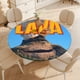 thumbnail image 4 of Lava theme Fitted Round Tablecloths Elastic Edged Table Covers Waterproof Table Cloth For Kitchen Holiday Party Tables Decor 150cm, 4 of 6