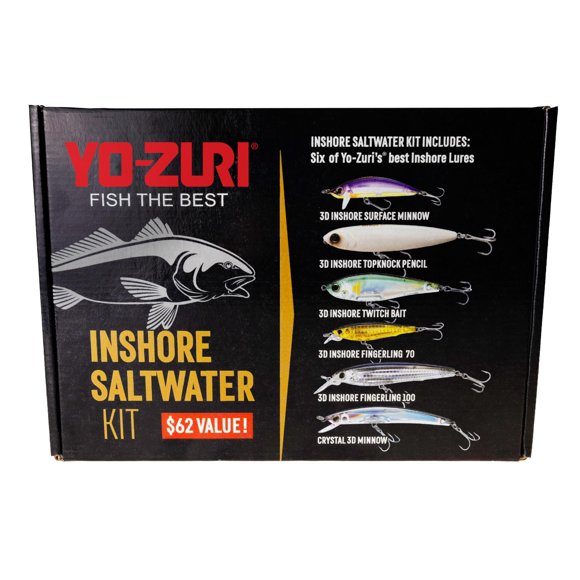 Kit de Señuelos Yo-Zuri 6 piezas para pesca costera en agua salada