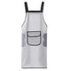 thumbnail image 1 of Delantal De Cocina Delantal Para Hornear Delantal Impermeable A Prueba De Aceite Delantal De Jardinería Resistente 110cmToallita Blanca Para Manos, 1 of 3
