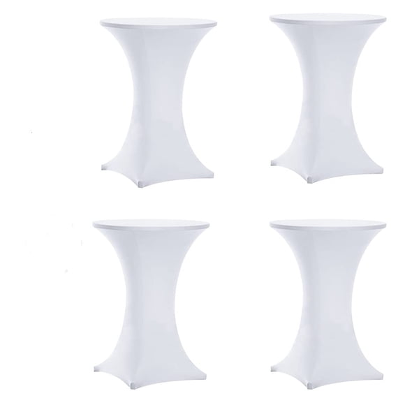 Manteles Tina's Paquete de 4 Spandex Blanco 76x107 cm