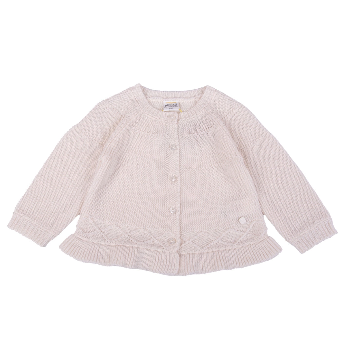 Chaleco Bebé Niña Crudo Pillin