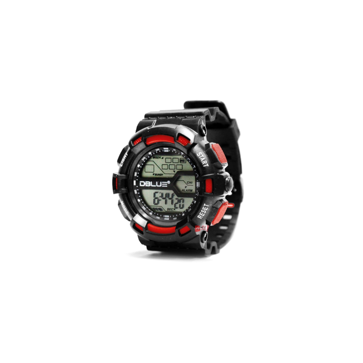 Dblue - Reloj Deportivo Digital Sumergible 30mts Color Rojo - Puntostore