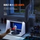 thumbnail image 4 of Cabina de aerógrafo portátil VEVOR Hobby con luz LED, 4 of 9