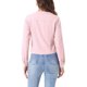 thumbnail image 3 of INSPIRE CHIC Chaqueta Vaquera Recortada de Manga Larga sin Cuello con Botones para Mujer, Regreso a Clases, Rosa Pálido XS, 3 of 6