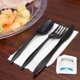 thumbnail image 5 of Paquetes de cubiertos de plástico, 450 juegos: cuchillo, tenedor, cuchara y servilleta, 5 of 7
