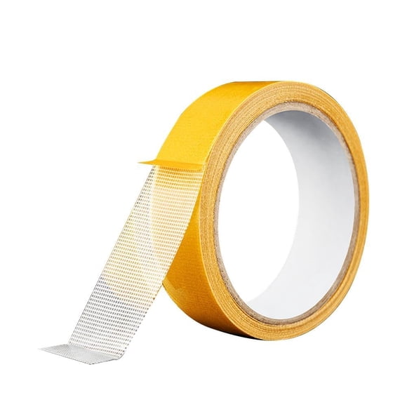 Cinta adhesiva de tela Jizlan de doble cara, resistente, transparente, 3 cm x 5 m