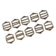 thumbnail image 1 of 10pcs correas de metal deslizante hebilla ajustador de cinta para las correas de los accesorios del bolso, 1 of 5