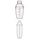 thumbnail image 1 of 2x Coctelera Transparente Mate Botella Bar Pub Fiesta Suministros 350cc 1000cc, 1 of 5