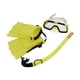 thumbnail image 1 of Conjunto De Snorkel Gafas De Natación Tubo De Respiración Ajustable Para Buceo De Verano Al Aire Libre Amarillo EUSize 25to30, 1 of 5