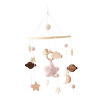 Magideal - Lindo Belén Decoración Móvil Accesorios De Fotografía Cuna Juguetes Colgantes Para La Decoración Del Dormitorio De La Habitación De Los Niños , Rosado