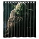 thumbnail image 1 of Cortina de ducha de película de ciencia ficción Star Wars, el Maestro Jedi Yoda, juego de cortina de baño con ganchos, tamaño 66 x 72 pulgadas, 1 of 3