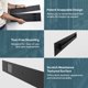 thumbnail image 5 of Paneles de bloqueo Rackstuds 48 cm negro (paquete de 10), 5 of 7