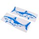 thumbnail image 3 of 2 piezas calcomanía de pegatina de tiburón para el camión del coche gráfico de barco de pesca de kayak azul, 3 of 5