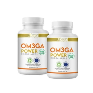 Swiss Nature Labs - Om3Ga Power 2 Frascos Con 60 Capsulas Cada Uno