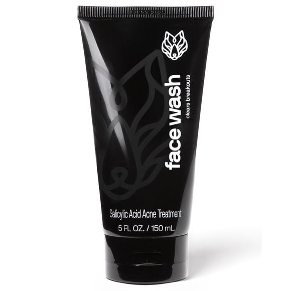 Face Wash Black Wolf Charcoal Powder, 150 ml, paquete de 2 unidades, para hombre