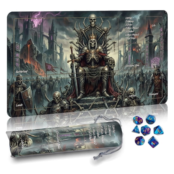 Tapete de juego Partypda MTG 61 x 36 cm impermeable y antideslizante