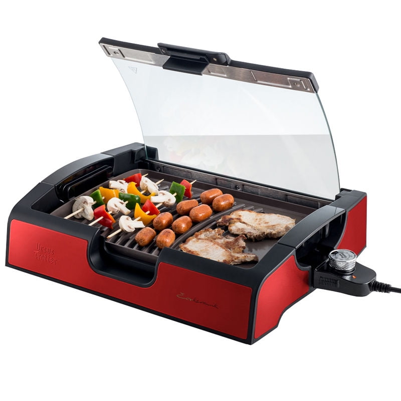 Ursus Trotter - Parrilla Eléctrica Ut-Ecokeramik(Red) 1500W Rojo