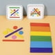 thumbnail image 4 of Rainbow Stick Early Education Thinking Puzzle Toy Children's Mathematics Enlightenment Addition And Subtraction Training Set Graphic Recognition Teaching Aids, 4 of 4