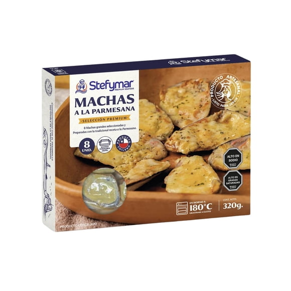 Machas a la Parmesana, 320 g