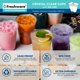 thumbnail image 3 of Vasos plásticos desechables Freshware 600 ml, paquete de 100, transparentes, 3 of 3