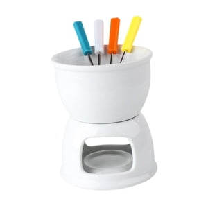 Magideal - Pot De Fondue , Cría De Porcelana De Porcelana Ligera De Té, Maceta De Cerámica De Fusión De Tapas Para La Olla Caliente Para Aniversario,