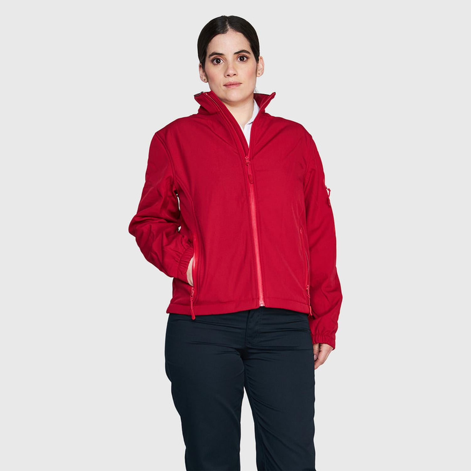 Jayson - Softshell Premium Técnico Ejecutivo Mujer Rojo Xs