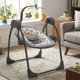 thumbnail image 2 of Silla Mecedora Bebe Columpio Electrica Bluetooth Reclinable Gris, 2 of 7