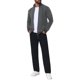 thumbnail image 2 of Sudadera Deportiva de Manga Larga con Cremallera y Cuello Alto para Hombre, Color Sólido, Talla L Gris Oscuro, 2 of 5