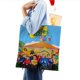 thumbnail image 4 of The Wiggles Bolso de tela con estampado de lienzo para mujer, bolsa de compras reutilizable y estética, con cremallera interior, regalo para mujer, 35 × 40 cm., 4 of 6