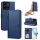 thumbnail image 1 of Funda con Billetera para [Motorola Moto G Play 2026 5G] con Bolsillo Zipper y Tarjetero Azul, 1 of 6