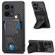 thumbnail image 1 of Funda Resistente para Xiaomi Redmi Note 13 Pro 4G con Tarjetero y Soporte, Diseño Magnético Negro, 1 of 5