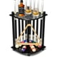 thumbnail image 1 of Soporte para tacos de billar TORPSPORTS 55x36x36 cm Madera, 8 tacos, negro, 1 of 7