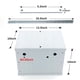 thumbnail image 2 of Caja de Batería Universal de Aluminio CNRAQR 34 cm × 25 cm × 25 cm, 2 of 7