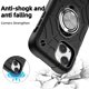 thumbnail image 5 of Funda KCJ para iPhone 14/13 de 6.1" negra con protectores, 5 of 7