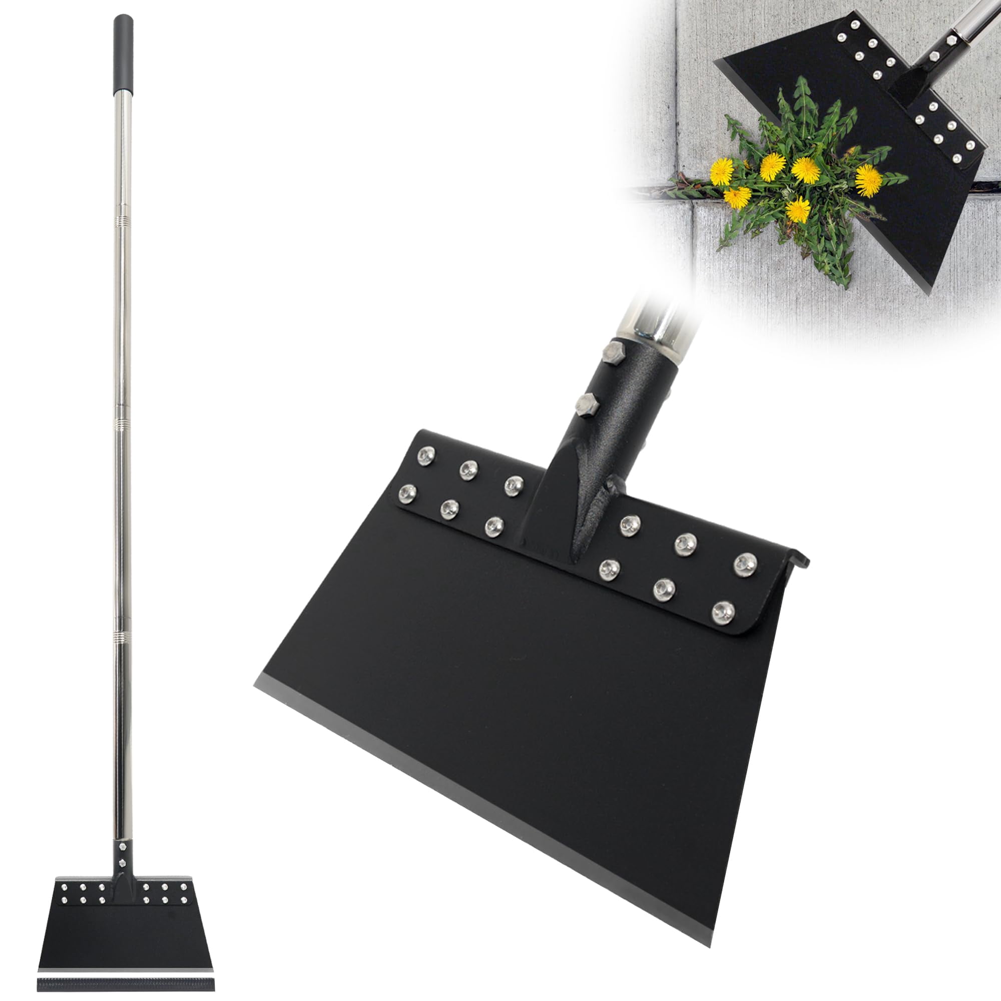 Raspador De Hielo Cklt, 165 Cm, Con Pala Plana Y Hoja De Jardín
