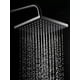 thumbnail image 5 of Hermosa Columna Redondo De Ducha Negra Mate 4 Funciones, Cabezal de ducha cuadrado, 5 of 7